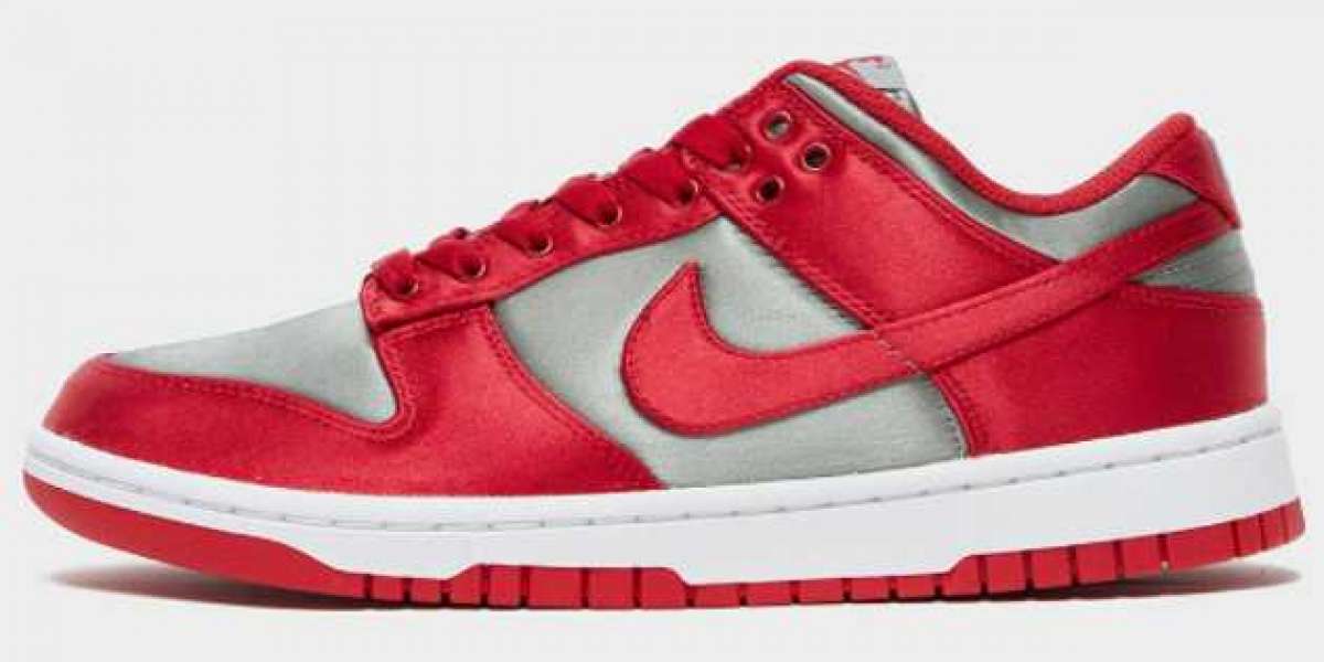 2023 New Nike Dunk Low "UNLV Satin" DX5931-001 Never seen this material before!