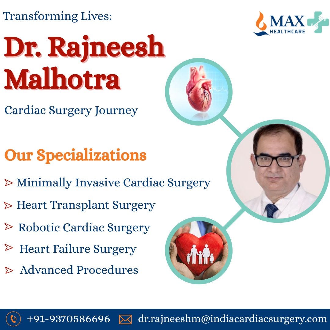 Transforming Lives: Dr. Malhotra’s Cardiac Surgery Journey | by Trammell monica | May, 2025 | Medium