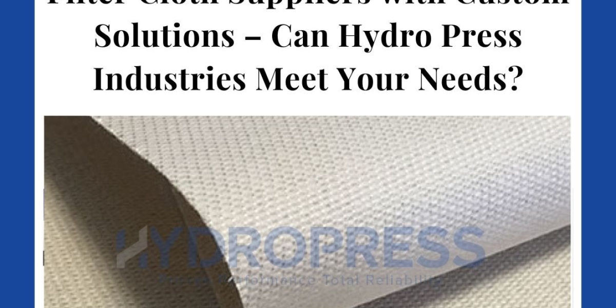 Filter Cloth Suppliers with Custom Solutions – Can Hydro Press Industries Meet Your Needs?