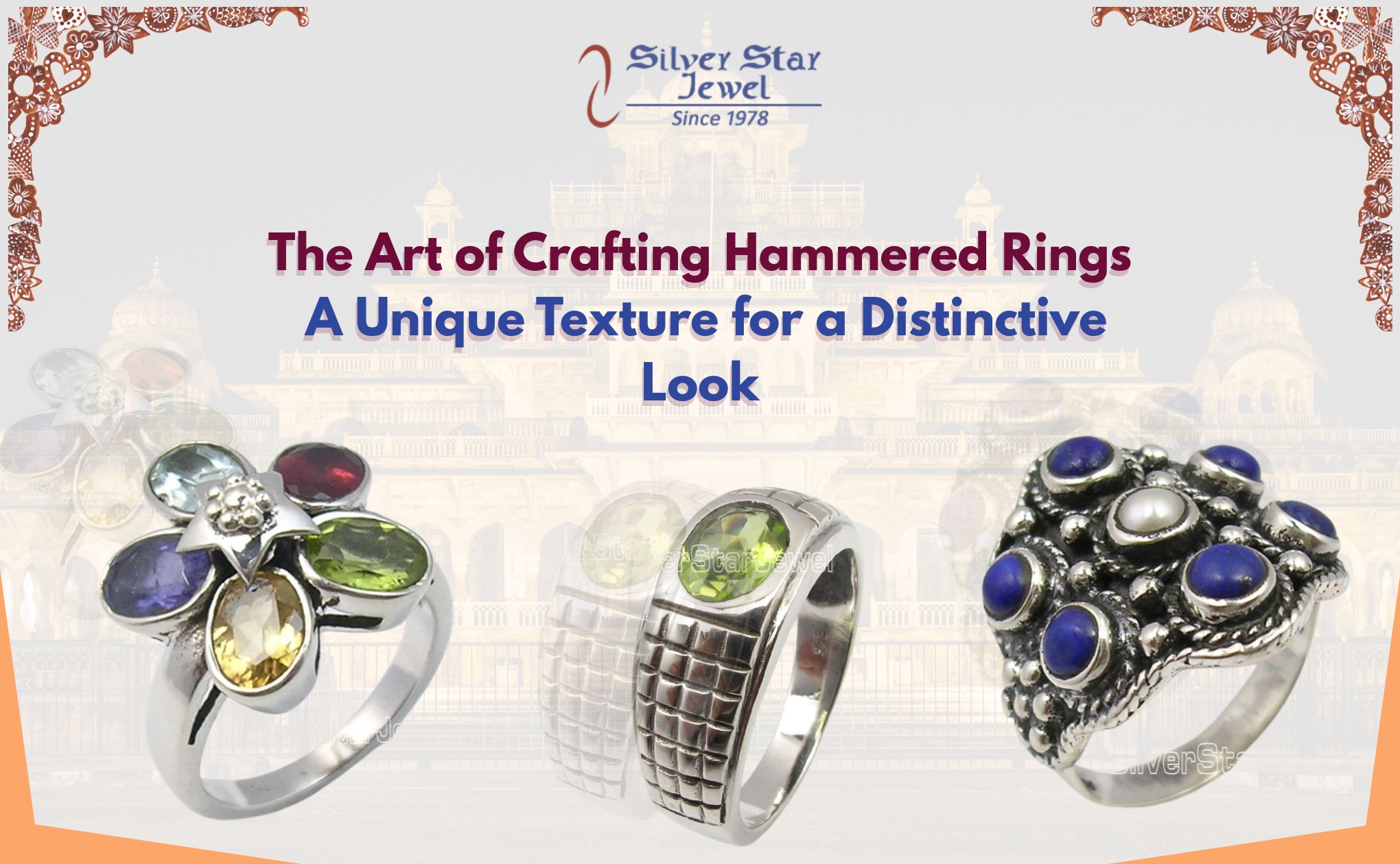 The Art of Crafting Hammered Rings: A Unique Texture for a Distinctive Look