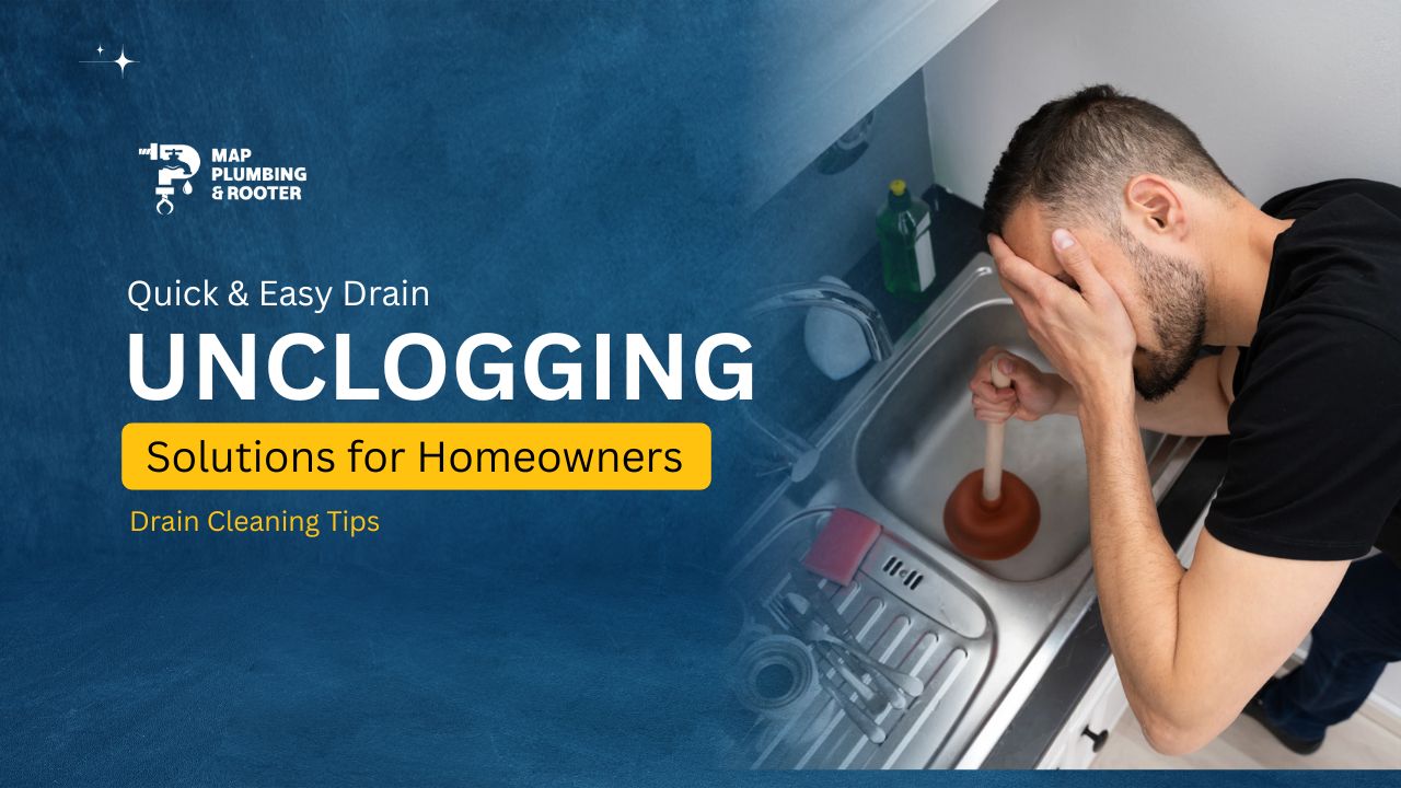 How to Unclog a Drain | DIY Tips from MAP Plumbing