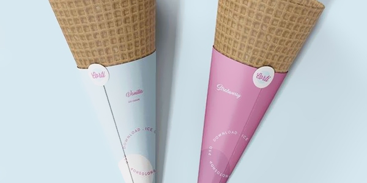 Premium Custom Ice Cream Cone Sleeves for Modern Brands